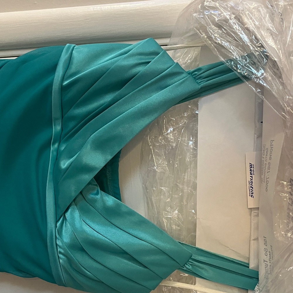 Ruby Rox Aqua High Low Dress - image 3